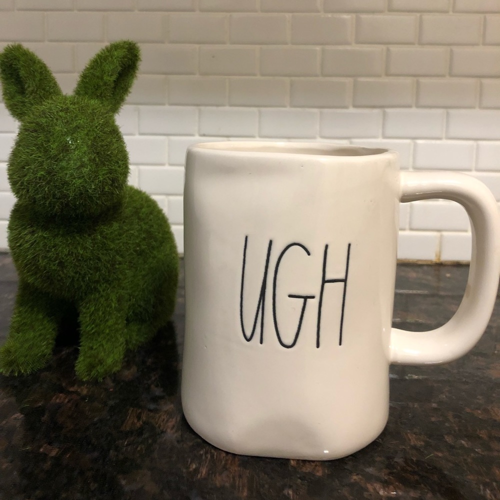Rae Dunn ceramic UGH mug